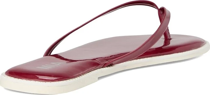 MIA Aster Women's Sandals Red : 7 M, Faux Leather - Image 4
