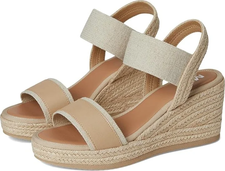 MIA Bayle Women's Wedge Shoes Natural/Ecru : 8.5 M, Faux Leather