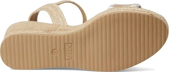 MIA Becky Women's Wedge Shoes Natural/Gold : 8.5 M, Synthetic - Image 3