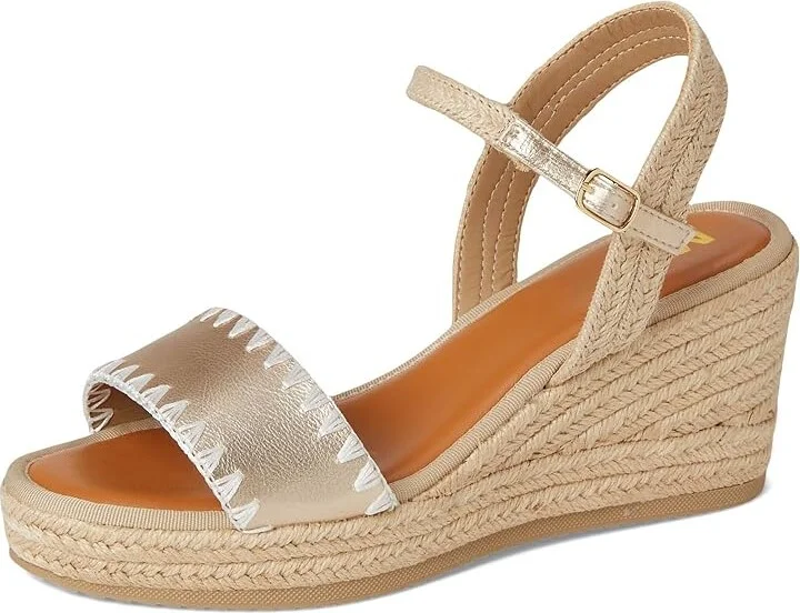 MIA Becky Women's Wedge Shoes Natural/Gold : 8.5 M, Synthetic - Image 5