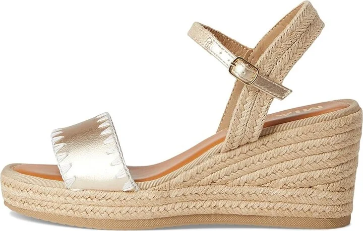 MIA Becky Women's Wedge Shoes Natural/Gold : 8.5 M, Synthetic - Image 6