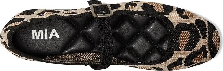 MIA Brita Women's Flat Shoes Leopard : 8.5 M, Leather/Polyester - Image 2