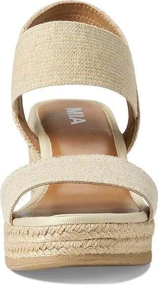 MIA Brittni Women's Sandals Natural : 9 M, Canvas - Image 2