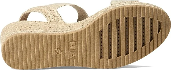MIA Brittni Women's Sandals Natural : 9 M, Canvas - Image 3