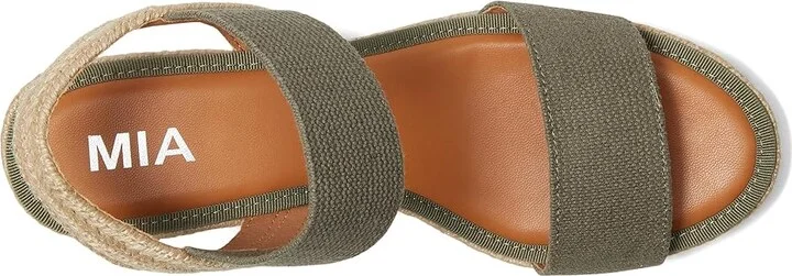 MIA Brittni Women's Sandals Natural : 9 M, Canvas - Image 6