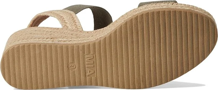 MIA Brittni Women's Sandals Natural : 9 M, Canvas - Image 7