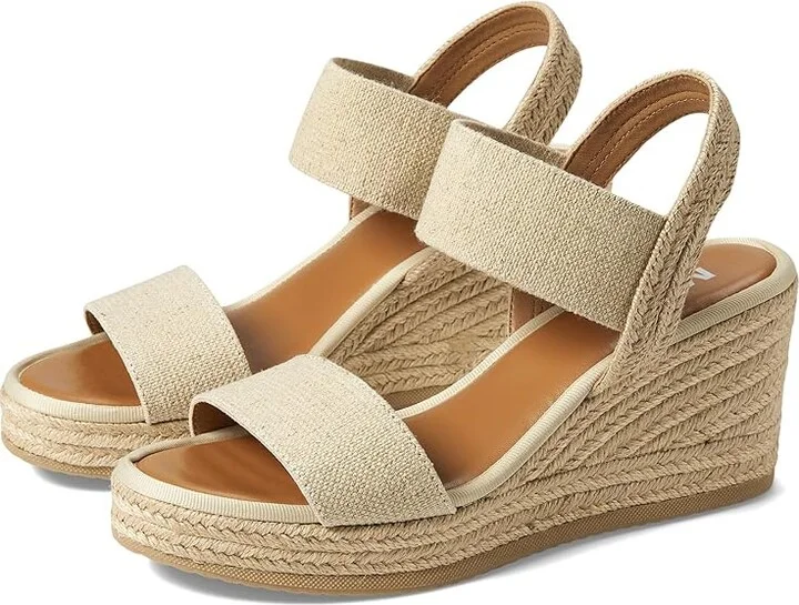 MIA Brittni Women's Sandals Natural : 9 M, Canvas