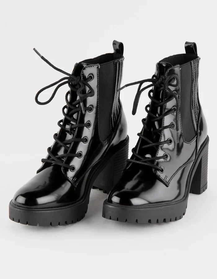 MIA Daryl Lace Up Heel Womens Boots
