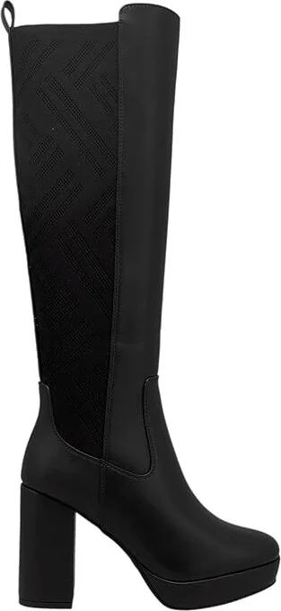 MIA Elisenda Women's Boots Black : 9 M, Leather - Image 4