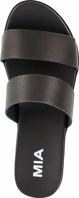 MIA Elori Women's Sandals Black : 8.5 M, Leather/Rubber - Image 2