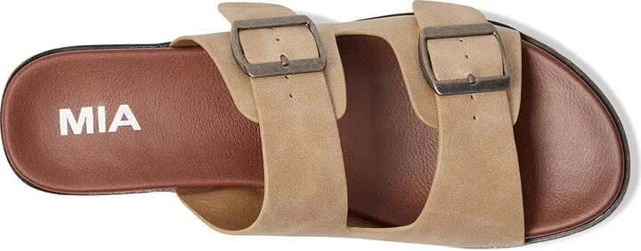 MIA Esei Women's Wedge Shoes Dusty Soft Gold : 7.5 M, Faux Leather - Image 2