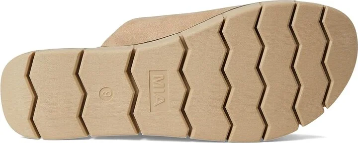 MIA Esei Women's Wedge Shoes Dusty Soft Gold : 7.5 M, Faux Leather - Image 3