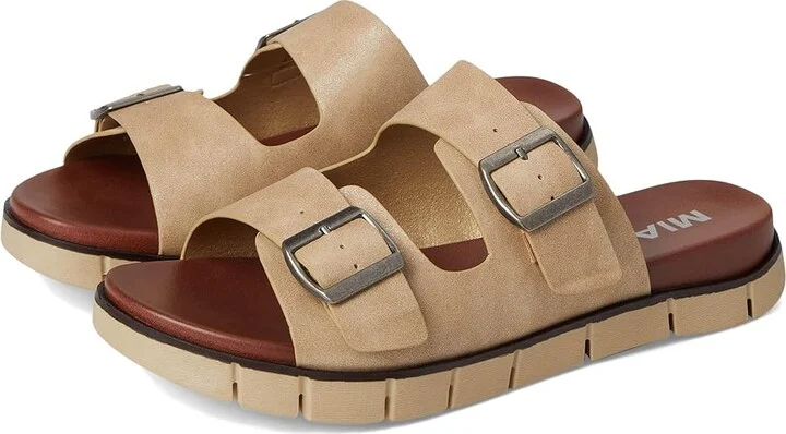 MIA Esei Women's Wedge Shoes Dusty Soft Gold : 7.5 M, Faux Leather