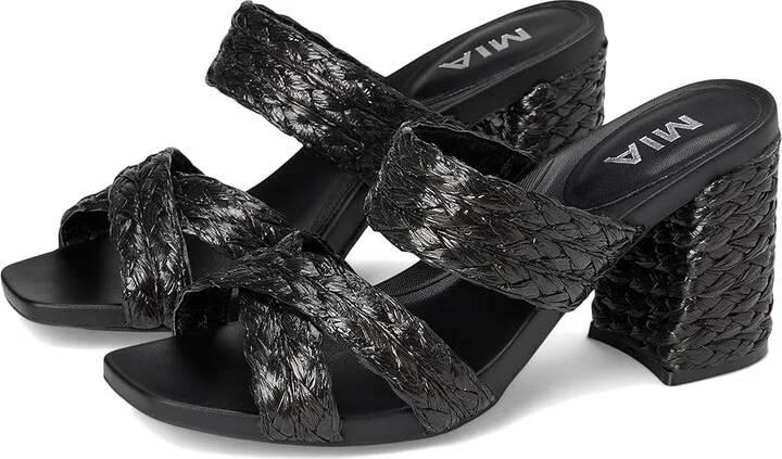 MIA Frances Women's Sandals Black : 7.5 M