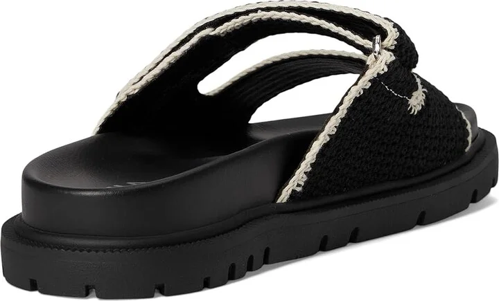 MIA Gabri Women's Wedge Shoes Black/Cream : 7.5 M, Faux Leather - Image 4