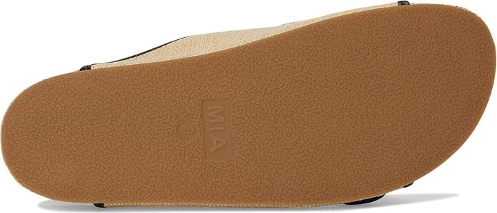MIA Gazell Women's Wedge Shoes Natural/Black : 8.5 M, Leather - Image 3