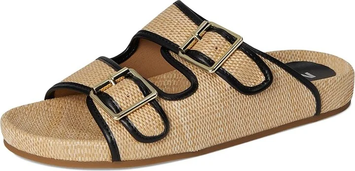 MIA Gazell Women's Wedge Shoes Natural/Black : 8.5 M, Leather - Image 5