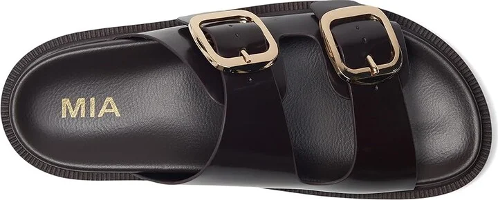 MIA Gen Women's Wedge Shoes Coffee : 8.5 M, Faux Leather - Image 2