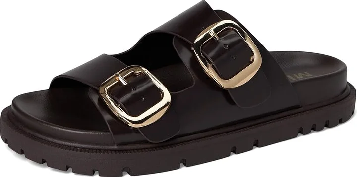 MIA Gen Women's Wedge Shoes Coffee : 8.5 M, Faux Leather - Image 5