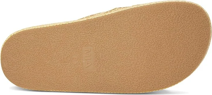MIA Giade Women's Wedge Shoes Nat/Gold : 6 M, Faux Leather - Image 3