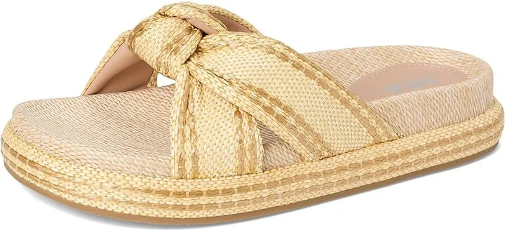 MIA Giade Women's Wedge Shoes Nat/Gold : 6 M, Faux Leather - Image 5