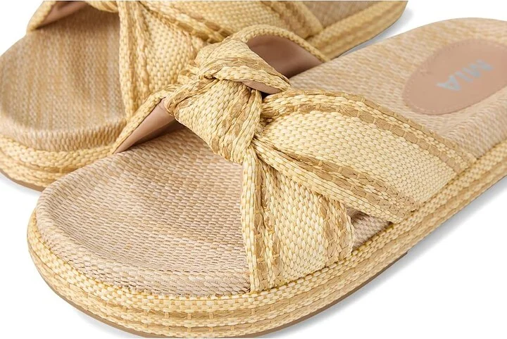 MIA Giade Women's Wedge Shoes Nat/Gold : 6 M, Faux Leather - Image 7