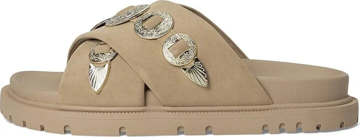 MIA Gorgene Women's Sandals Sand : 6.5 M, Faux Leather - Image 6