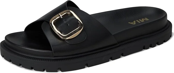 MIA Gya-t Women's Wedge Shoes Black : 7.5 M - Image 5