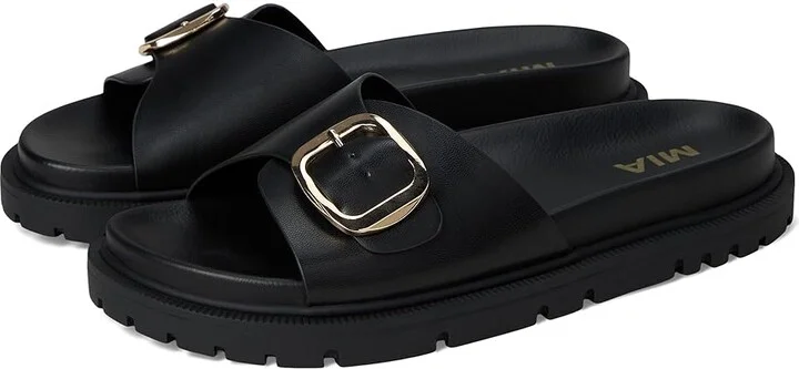 MIA Gya-t Women's Wedge Shoes Black : 7.5 M