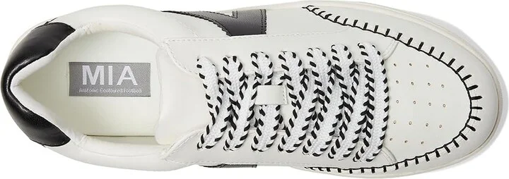 MIA Itzia Women's Shoes White/Black : 6 M, Leather - Image 2