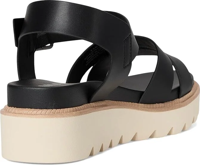 MIA Jovie Women's Sandals Black : 9 M, Faux Leather - Image 4