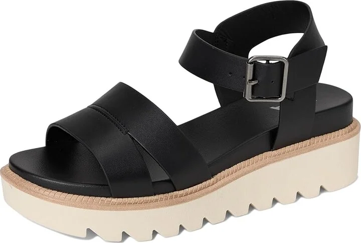 MIA Jovie Women's Sandals Black : 9 M, Faux Leather - Image 5