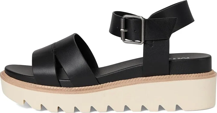 MIA Jovie Women's Sandals Black : 9 M, Faux Leather - Image 6