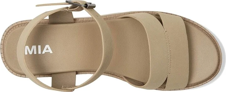 MIA Jovie Women's Sandals Sand : 8.5 M, Faux Leather - Image 2