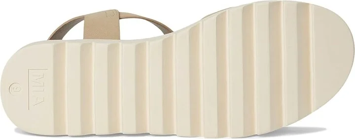 MIA Jovie Women's Sandals Sand : 8.5 M, Faux Leather - Image 3