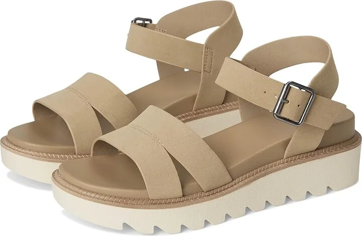 MIA Jovie Women's Sandals Sand : 8.5 M, Faux Leather
