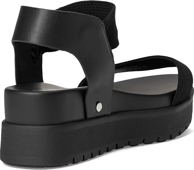 MIA Junia Women's Wedge Shoes Black : 8.5 M, Faux Leather - Image 4