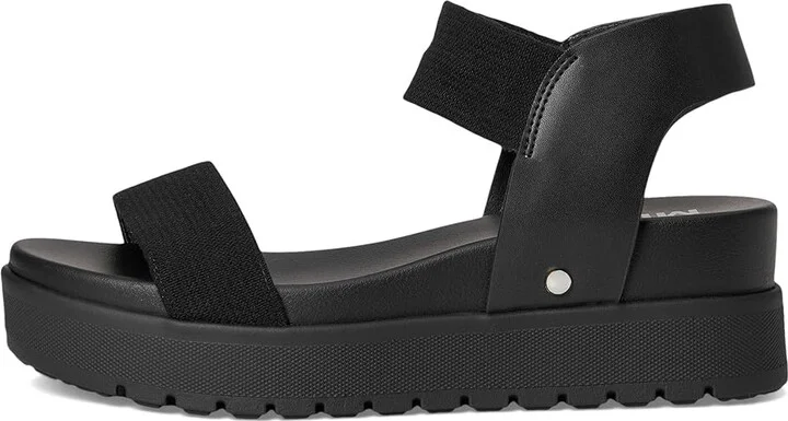 MIA Junia Women's Wedge Shoes Black : 8.5 M, Faux Leather - Image 6
