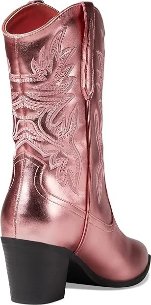MIA Kendra Cowboy Women's Boots Pink : 6 M, Synthetic - Image 4