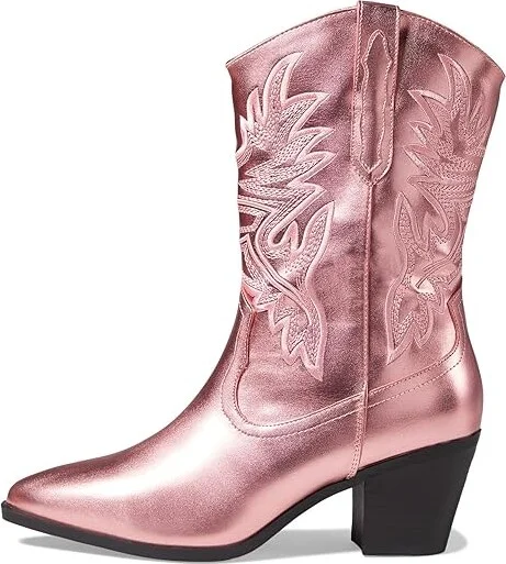 MIA Kendra Cowboy Women's Boots Pink : 6 M, Synthetic - Image 6