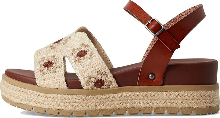 MIA Keva Women's Wedge Shoes Cognac/Bone : 8 M, Faux Leather - Image 6