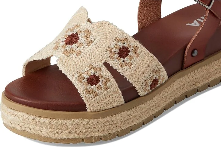 MIA Keva Women's Wedge Shoes Cognac/Bone : 8 M, Faux Leather - Image 7