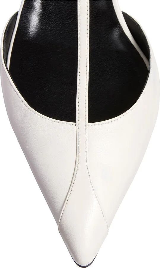 Mia Kitten Heel Pointed Toe T-Strap Pump - Image 5