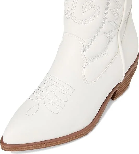 MIA Locklyn Cowboy Women's Boots White/Silver : 6.5 M, Synthetic - Image 2