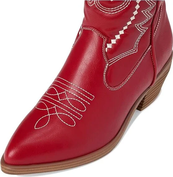 MIA Locklyn Cowboy Women's Boots White/Silver : 6.5 M, Synthetic - Image 8