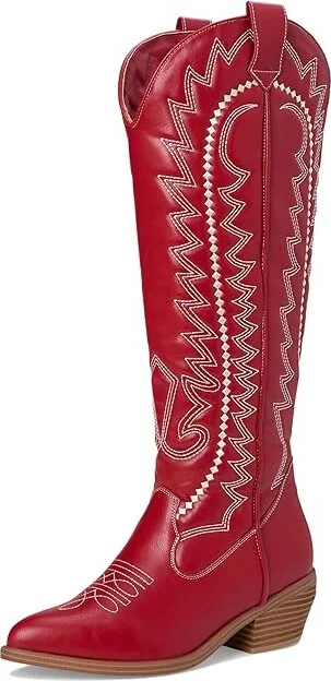 MIA Locklyn Cowboy Women's Boots White/Silver : 6.5 M, Synthetic - Image 11