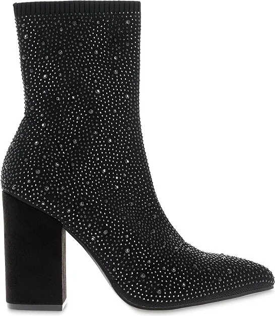 MIA Magdalena Women's Boots Black : 9 M, Leather/Suede - Image 5