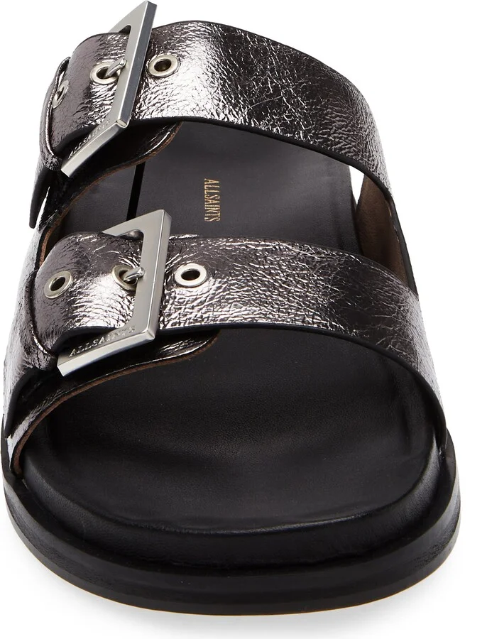 Mia Metallic Strap Sandal - Image 3