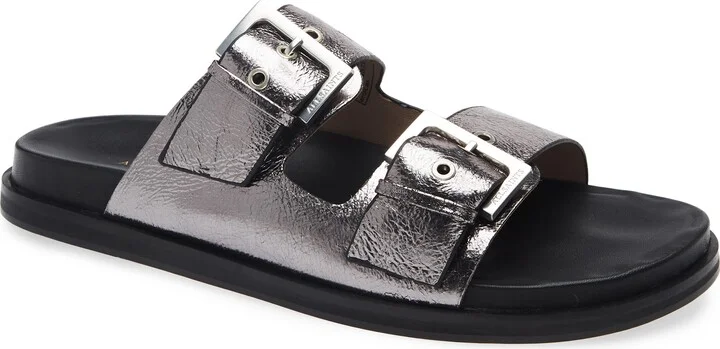Mia Metallic Strap Sandal