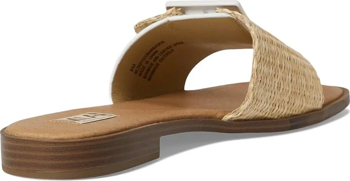 MIA MLE-Barbados Women's Sandals Natural/White : 6 M, Leather - Image 4